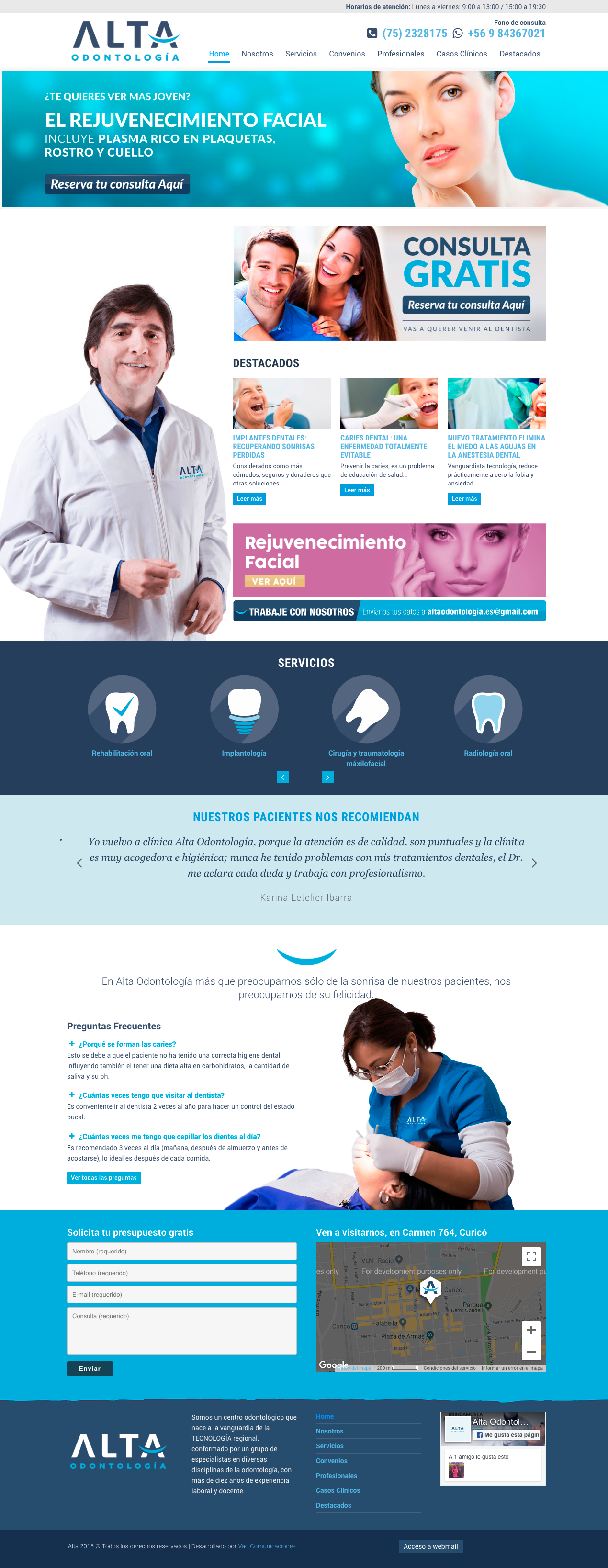 alta odontologia web