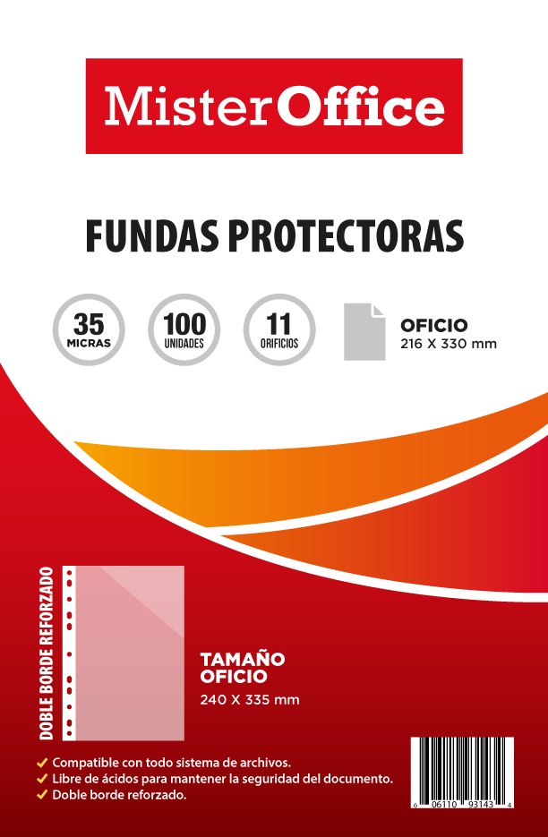 fundas protectoras mister office oficio